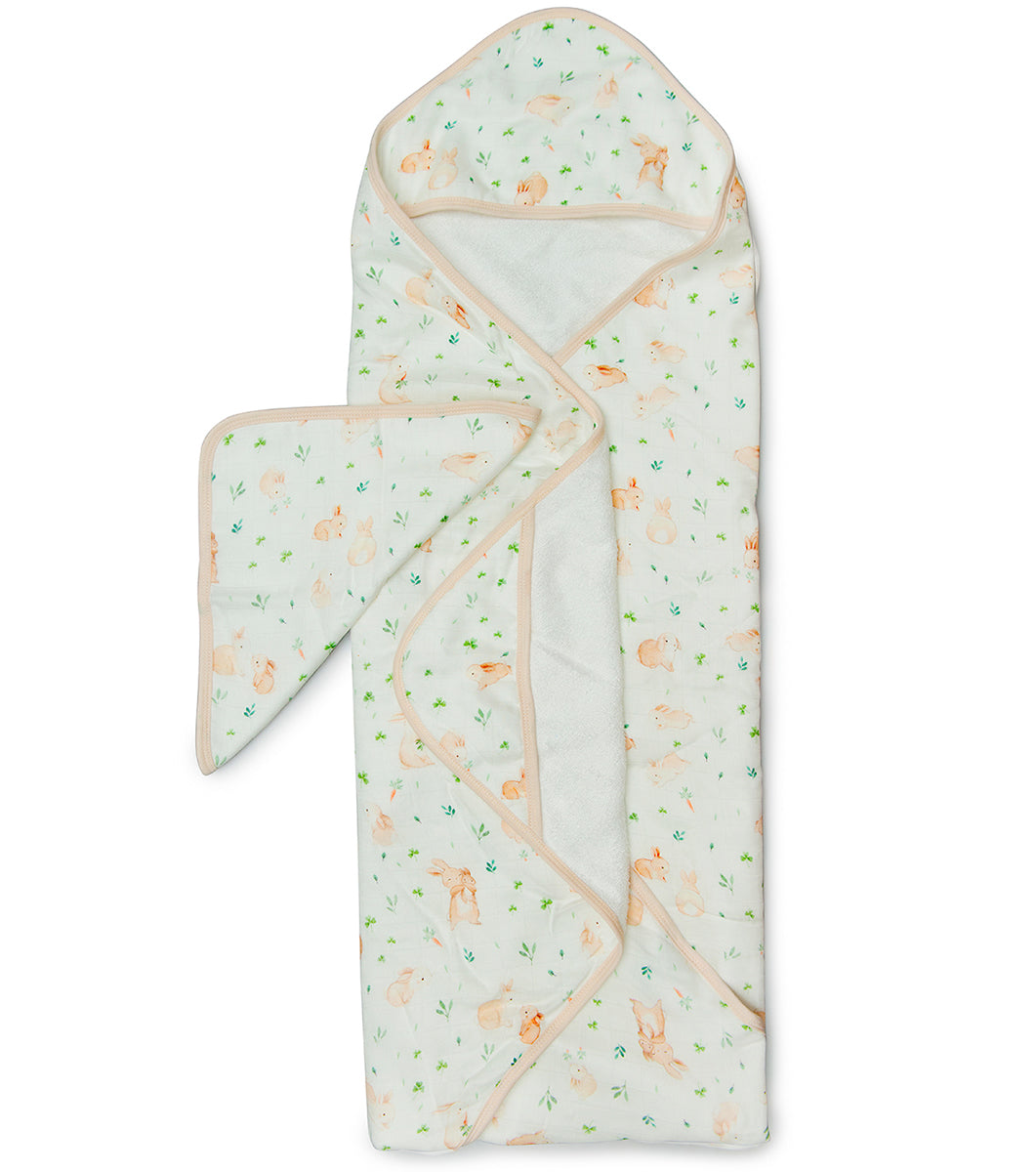 Loulou Lollipop Hooded Towel Set - Bunny Meadow