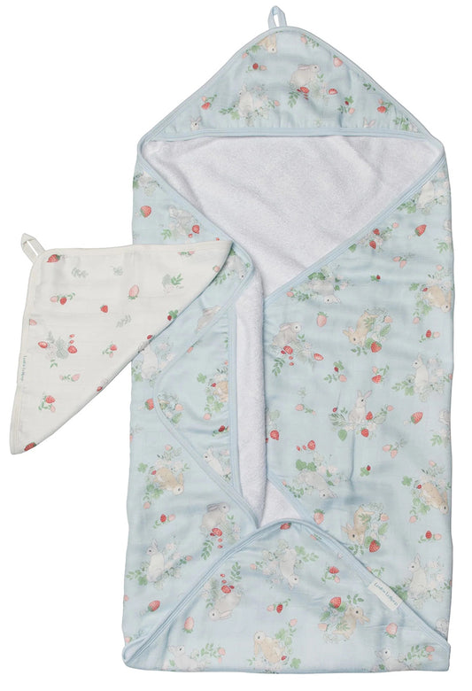 Loulou Lollipop Hooded Towel Set - Some Bunny Loves You