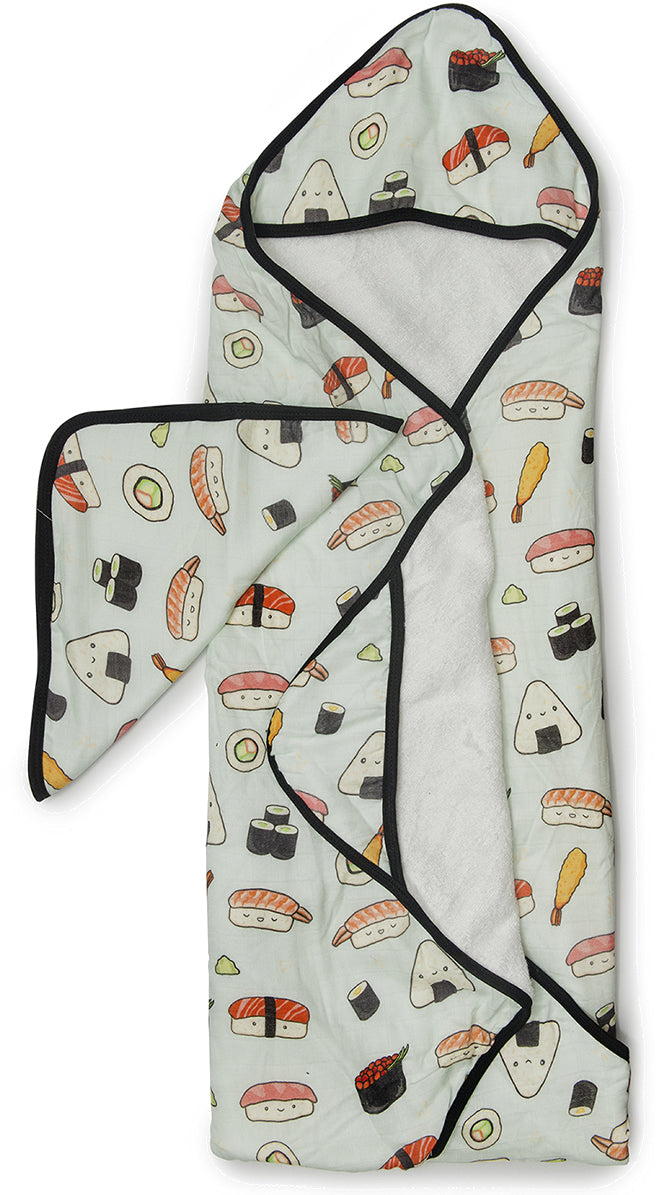 Loulou Lollipop Hooded Towel Set - Sushi