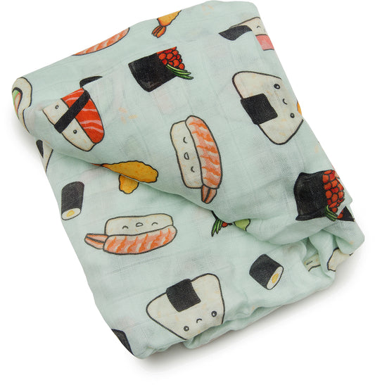 Loulou Lollipop Luxe Fitted Crib Sheet - Sushi