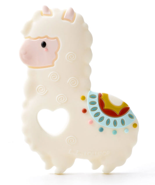 Loulou Lollipop Silicone Teether - Llama