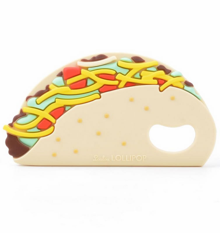 Loulou Lollipop Silicone Teether - Taco