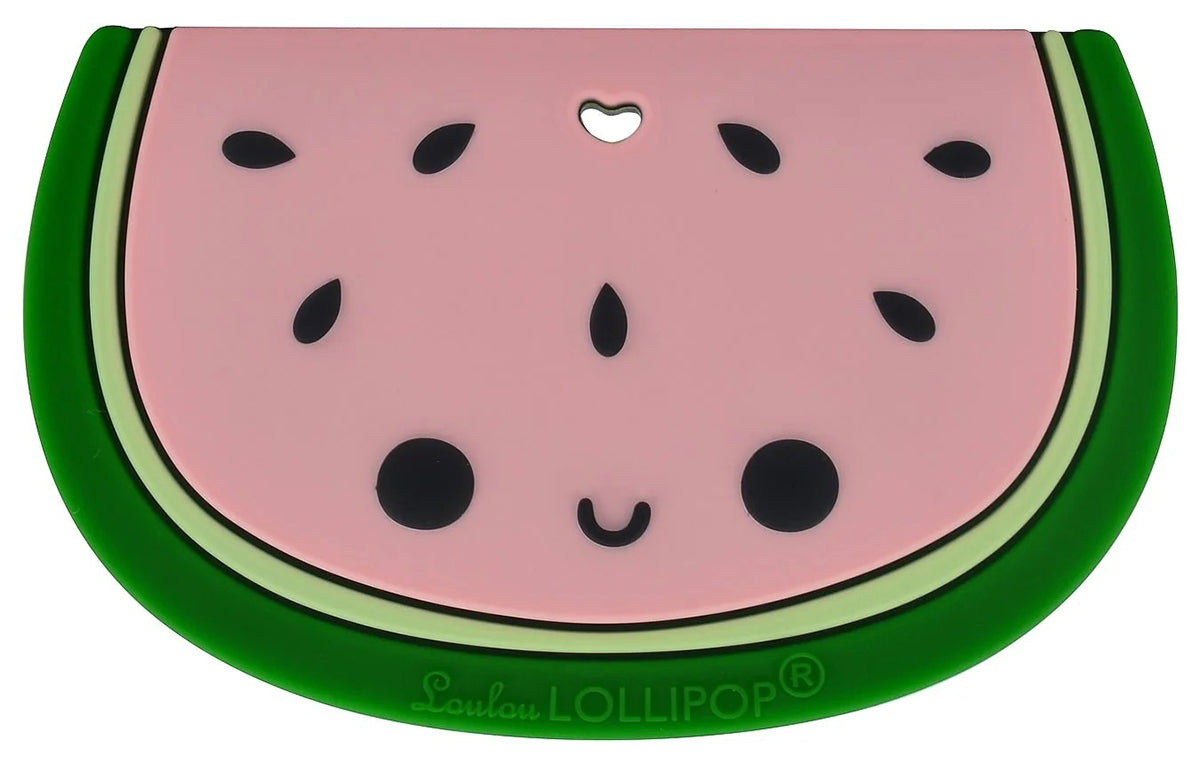 Loulou Lollipop Silicone Teether - Watermelon