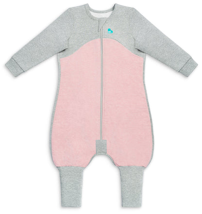 Love To Dream Long Sleeve Sleep Suit Organic Cotton Mild, 12-24 M - Dusty Pink