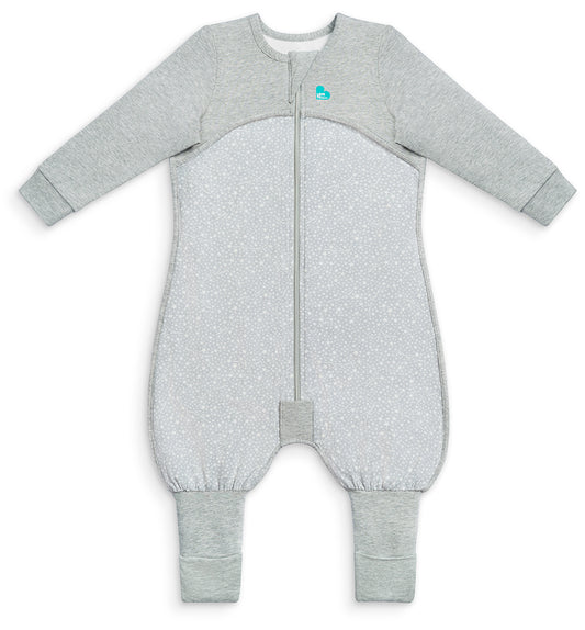 Love To Dream Long Sleeve Sleep Suit Original Cotton Moderate, 12-24 M - Stardust Grey