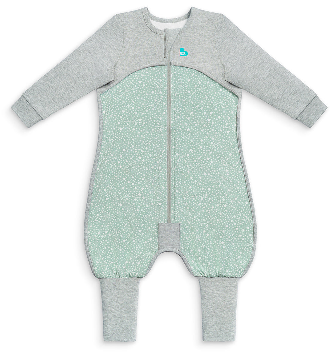 Love To Dream Long Sleeve Sleep Suit Original Cotton Moderate, 12-24 M - Stardust Olive