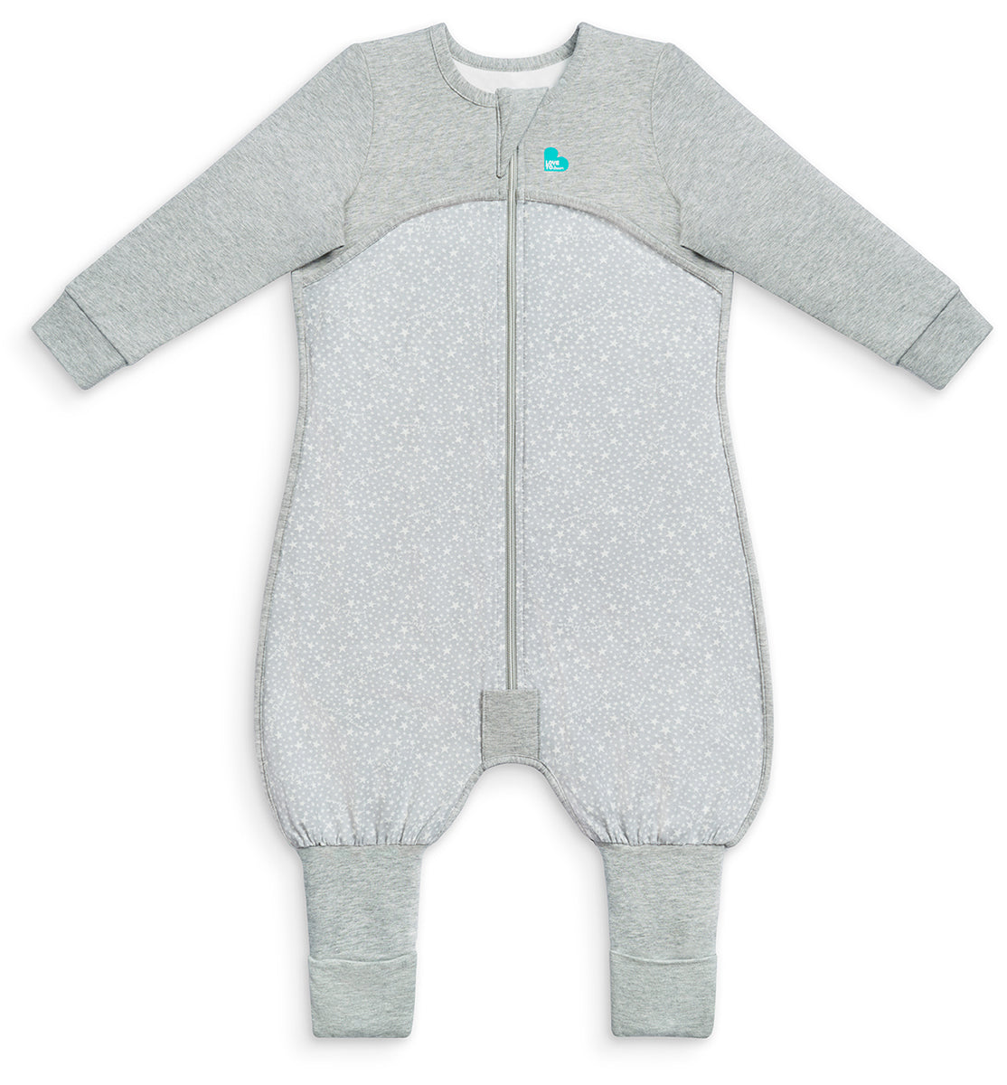 Love To Dream Long Sleeve Sleep Suit Original Cotton Moderate, 24-36 M - Stardust Grey