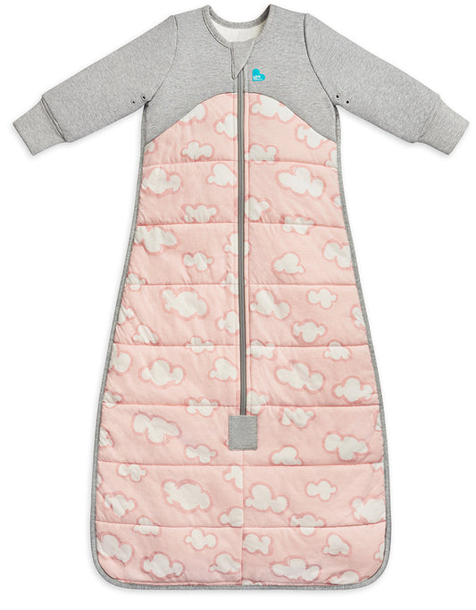 Love To Dream Sleep Bag Quilted Cotton 2.5 TOG, 18-36 M - Daydream Dusty Pink