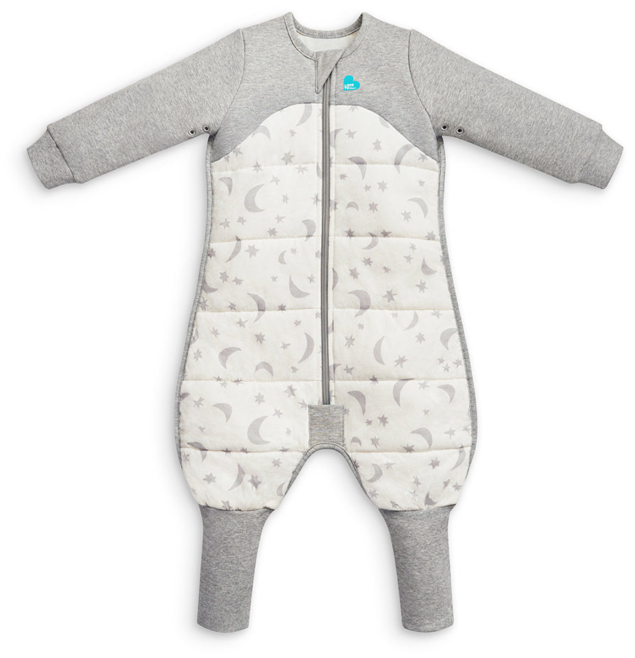 Love To Dream Sleep Suit Quilted Cotton 2.5 TOG, 12-24 M - Moonlight White