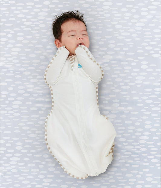 Love To Dream Swaddle UP Organic 1.0 TOG, Small - Cream