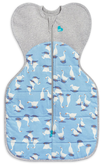 Love To Dream Swaddle UP Quilted Cotton 2.5 TOG, Small - Silly Goose Dusty Blue