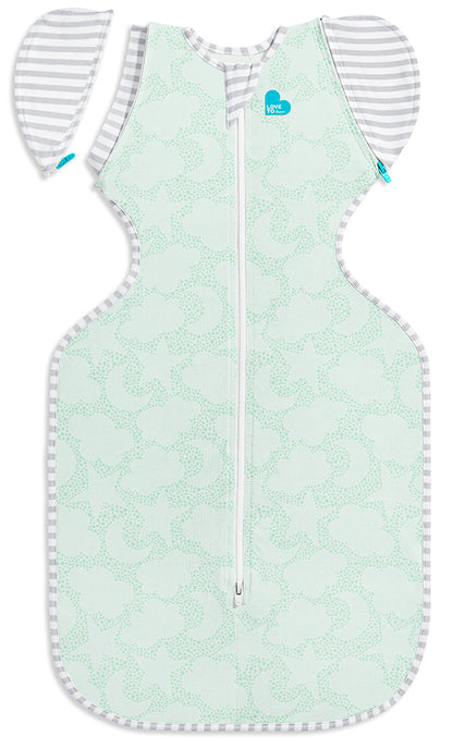 Love To Dream Swaddle UP Transition Bag Organic 1.0 TOG, Large - Celestial Dot Mint