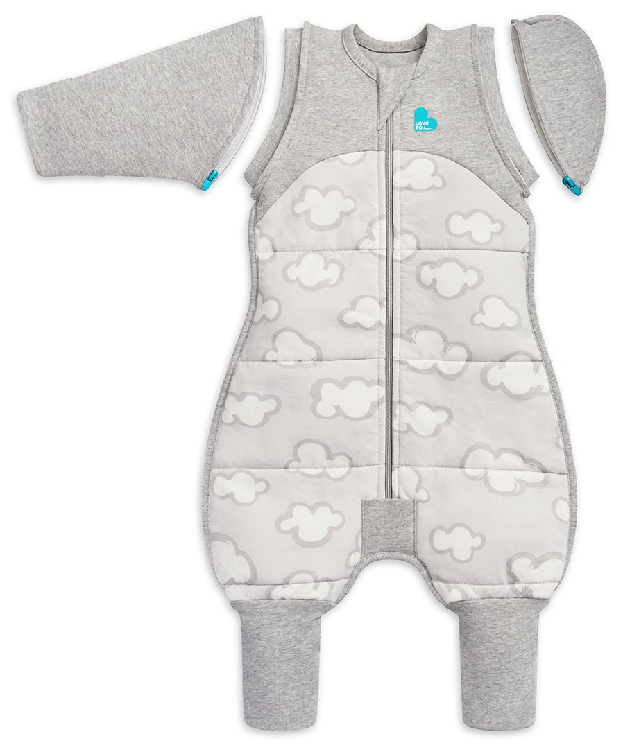 Love To Dream Swaddle UP Transition Suit Quilted Cotton 2.5 TOG, Large - Daydream Grey