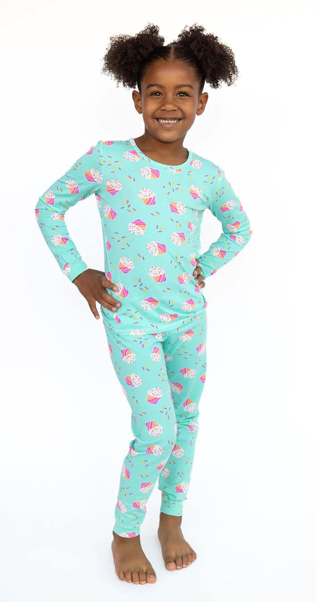 Lovey&Grink Pajamas - Cupcake Sparkle, 3T