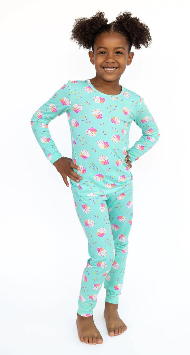 Lovey&Grink Pajamas - Cupcake Sparkle, 4T