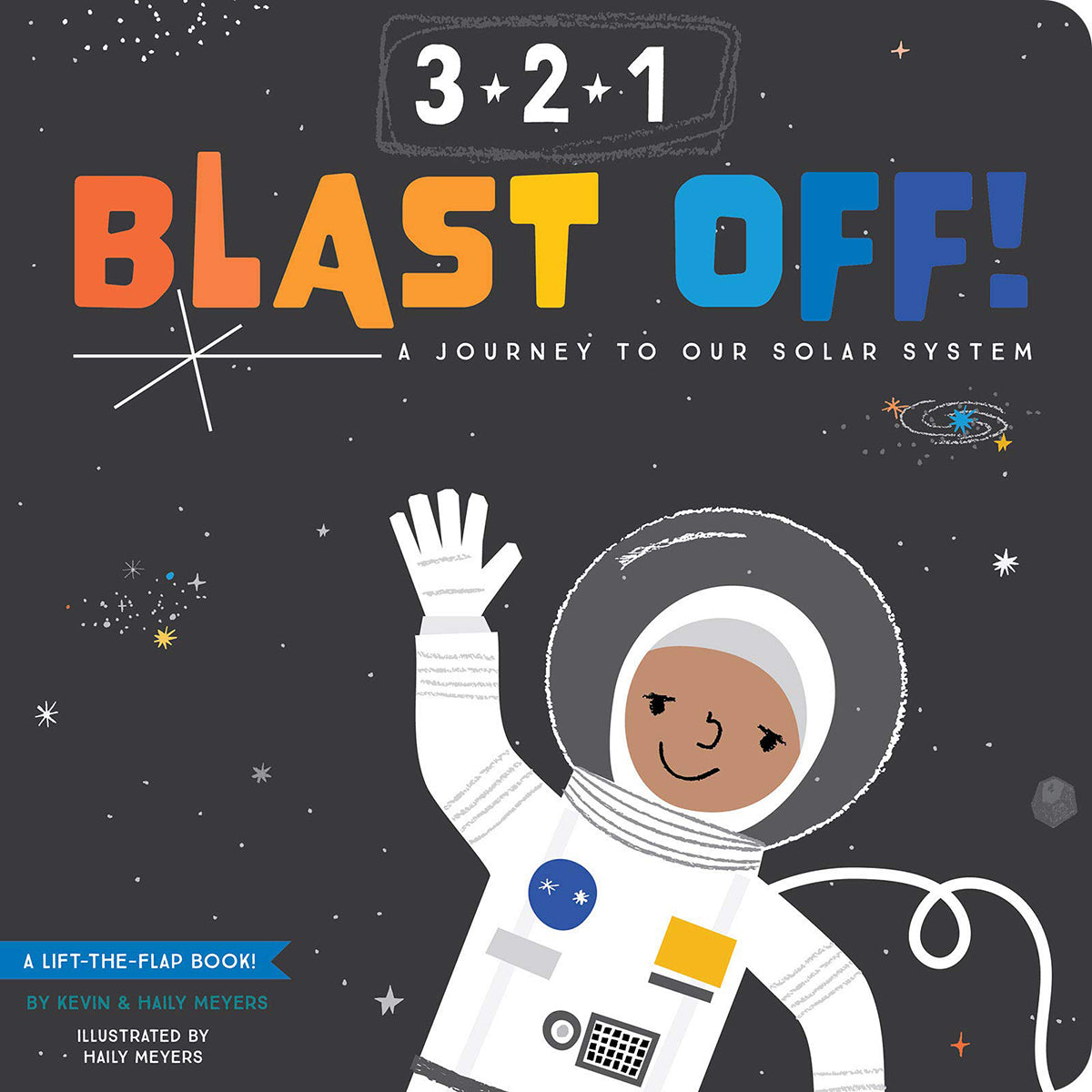 Lucy Darling Board Book - 3-2-1 Blast Off