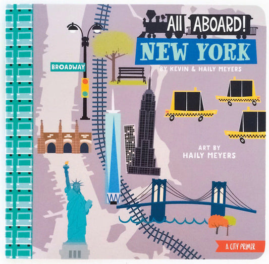 Lucy Darling Board Book - All Aboard New York City