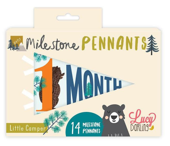 Lucy Darling Petit Milestone Pennant - Little Camper