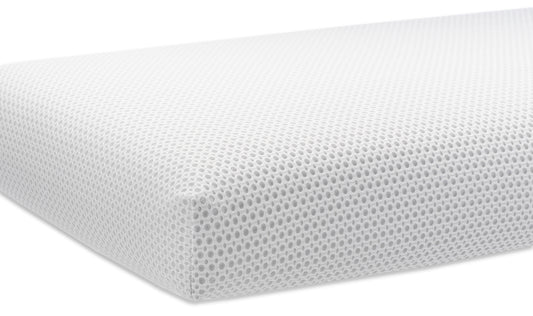 Lullaby Earth Breathe Safe 2-stage Crib Mattress - White