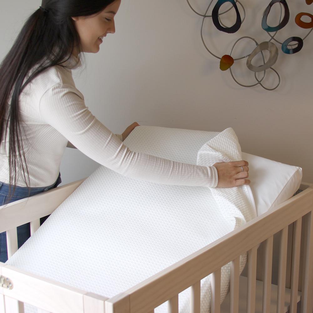 Lullaby Earth Breathe Safe Air Waterproof Crib Mattress Pad