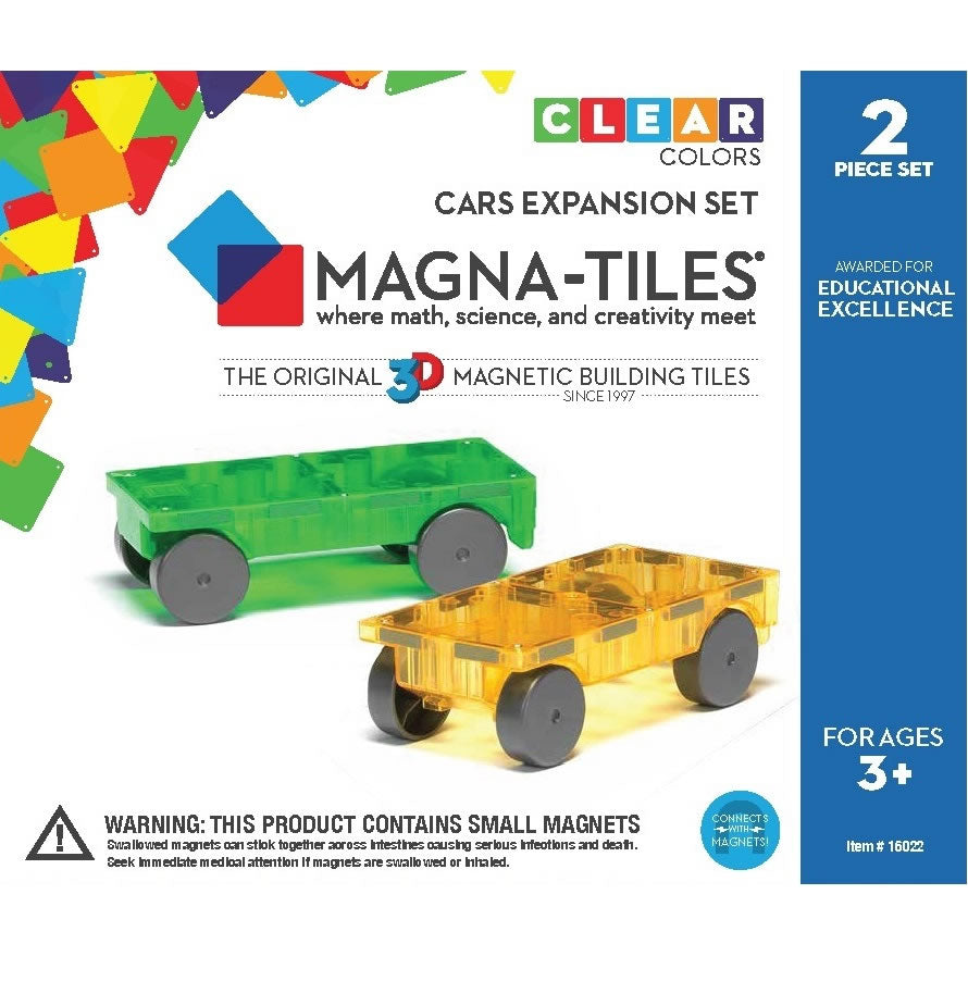 Magna-Tiles Cars 2 Piece Expansion Set