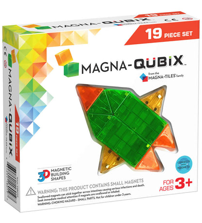 Magna-Tiles Magna-Qubix 19-Piece Set