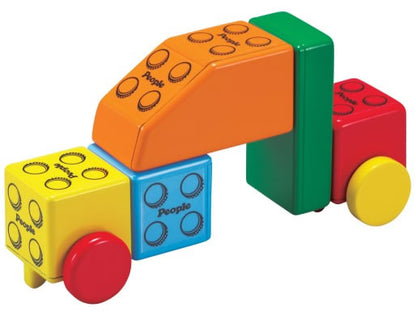 Magna-Tiles People Blocks, Solid Colors - 31 Piece Set