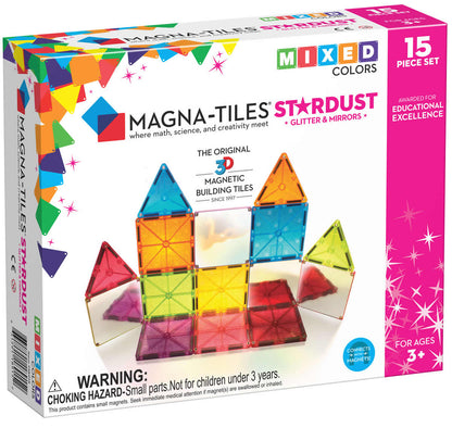 Magna-Tiles Stardust 15-Piece Set