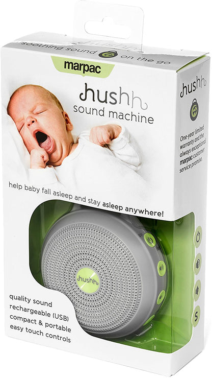 Yogasleep Hushh for Baby, Portable White Noise Sound Machine Baby Soother