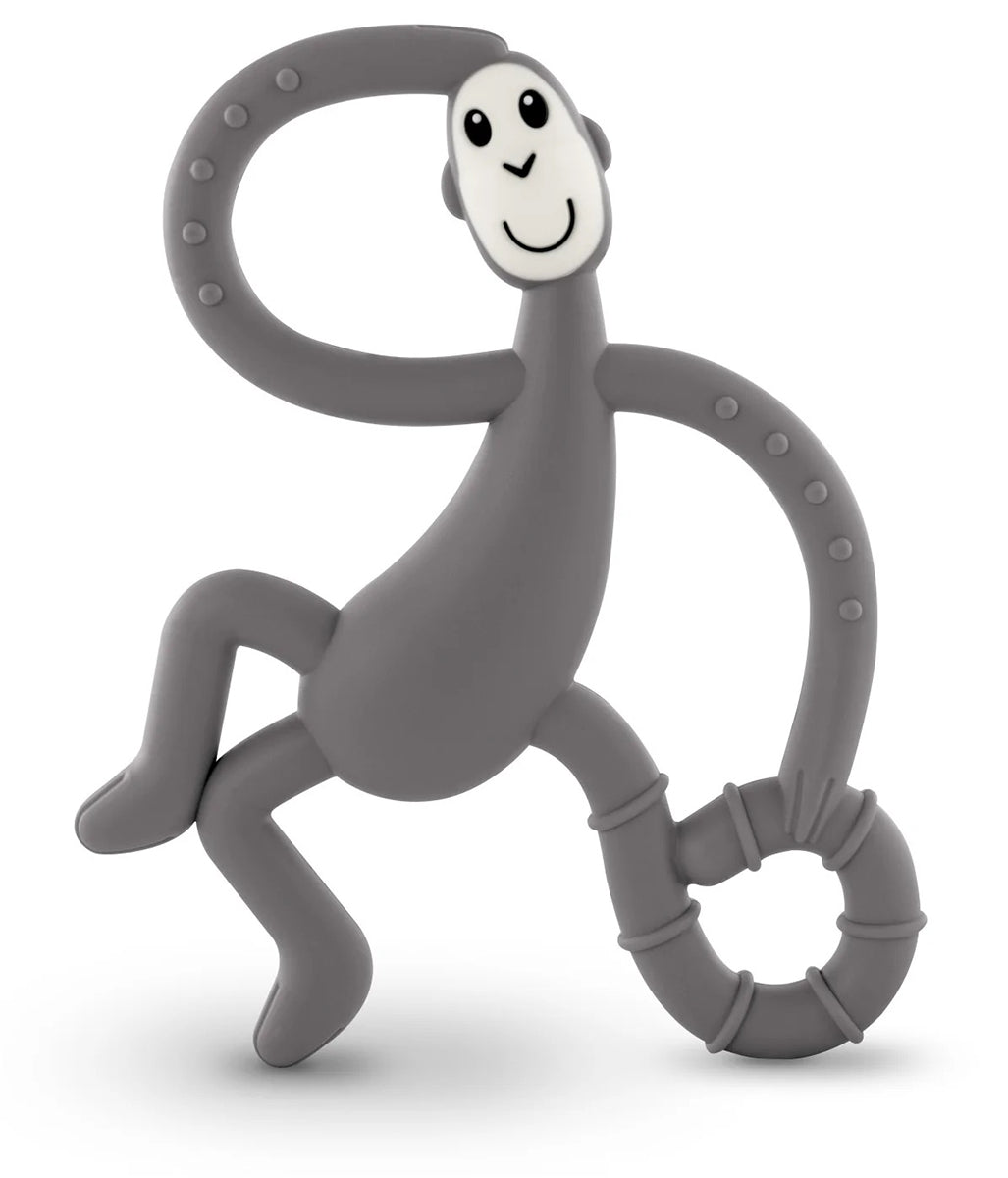 Matchstick Monkey Dancing Monkey Teether - Gray