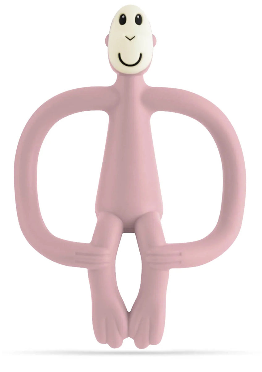 Matchstick Monkey Original Monkey Teething Toy - Dusty Pink