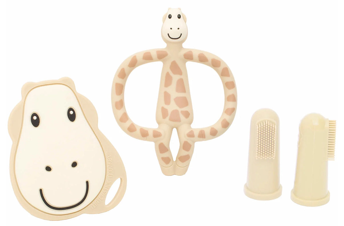 Matchstick Monkey Teething Starter Set - Gigi Giraffe