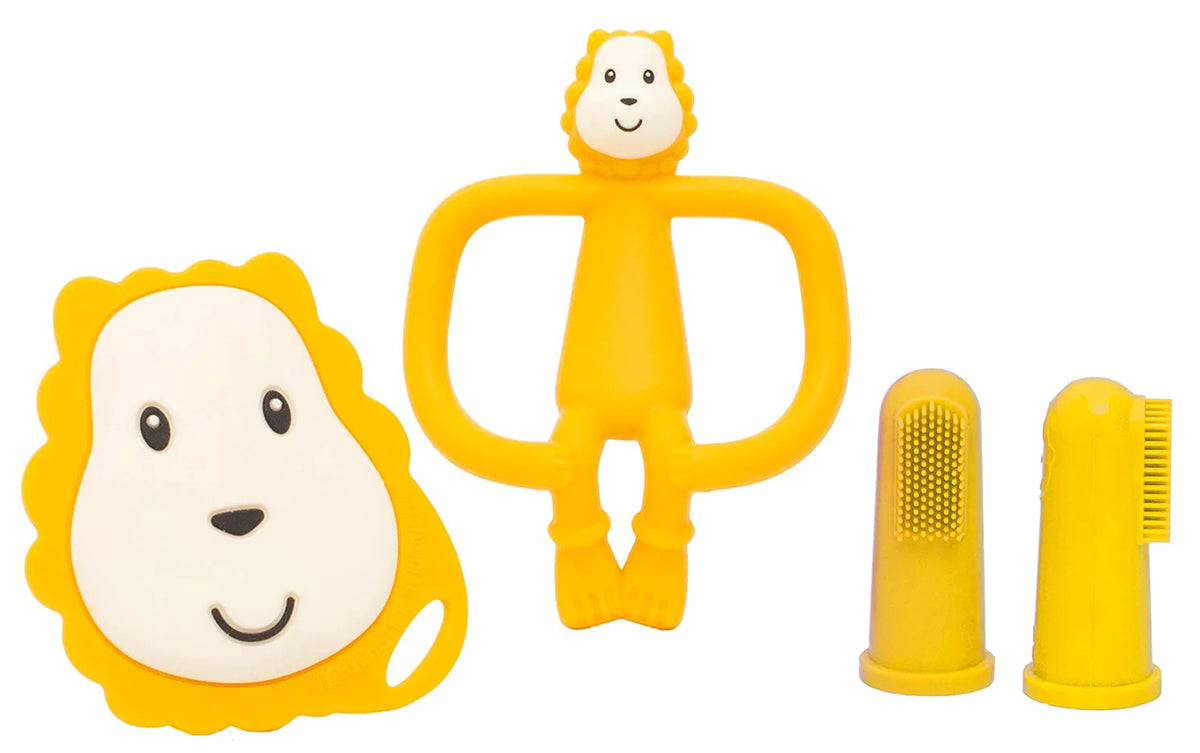 Matchstick Monkey Teething Starter Set - Ludo Lion