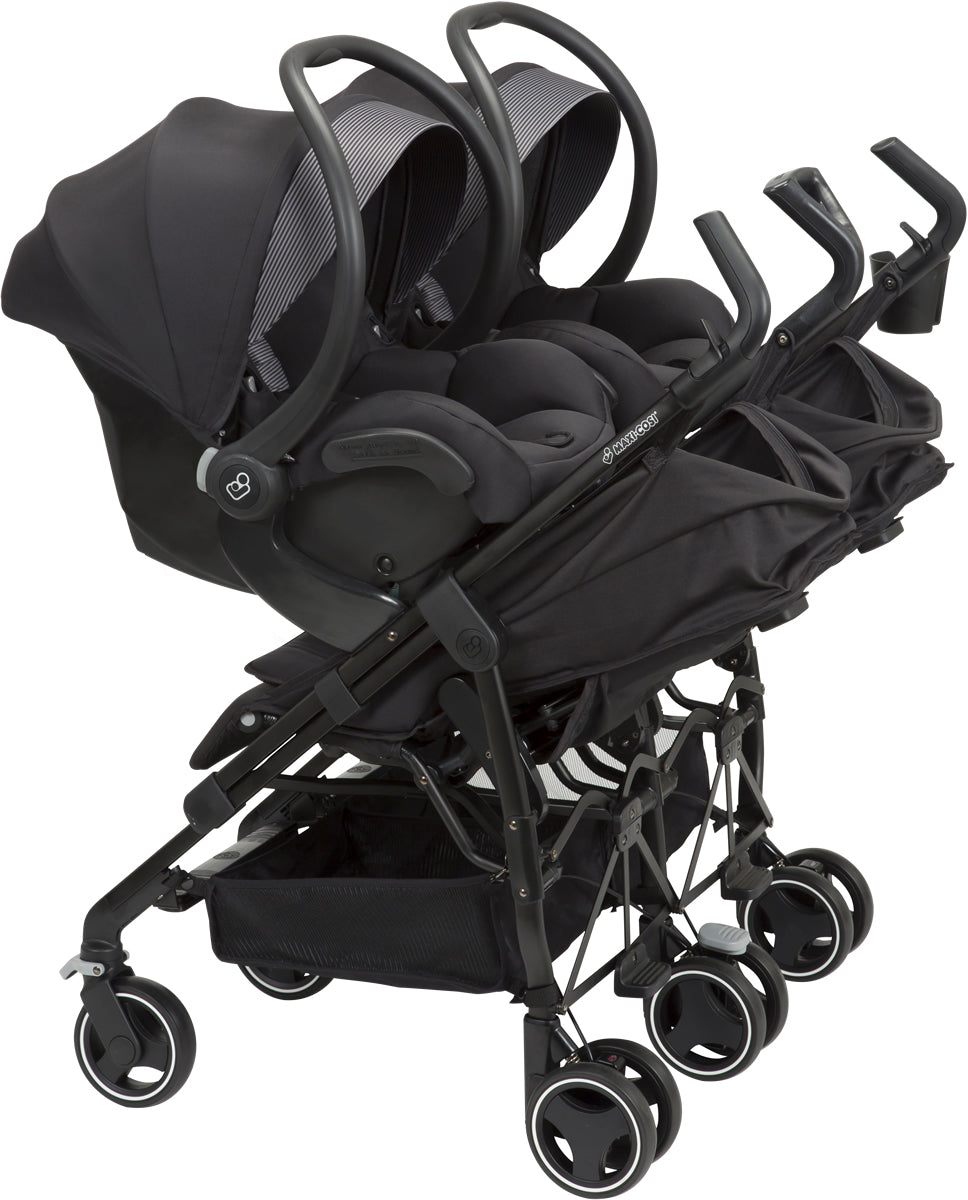 Maxi-Cosi Dana For2 Double Stroller - Devoted Black