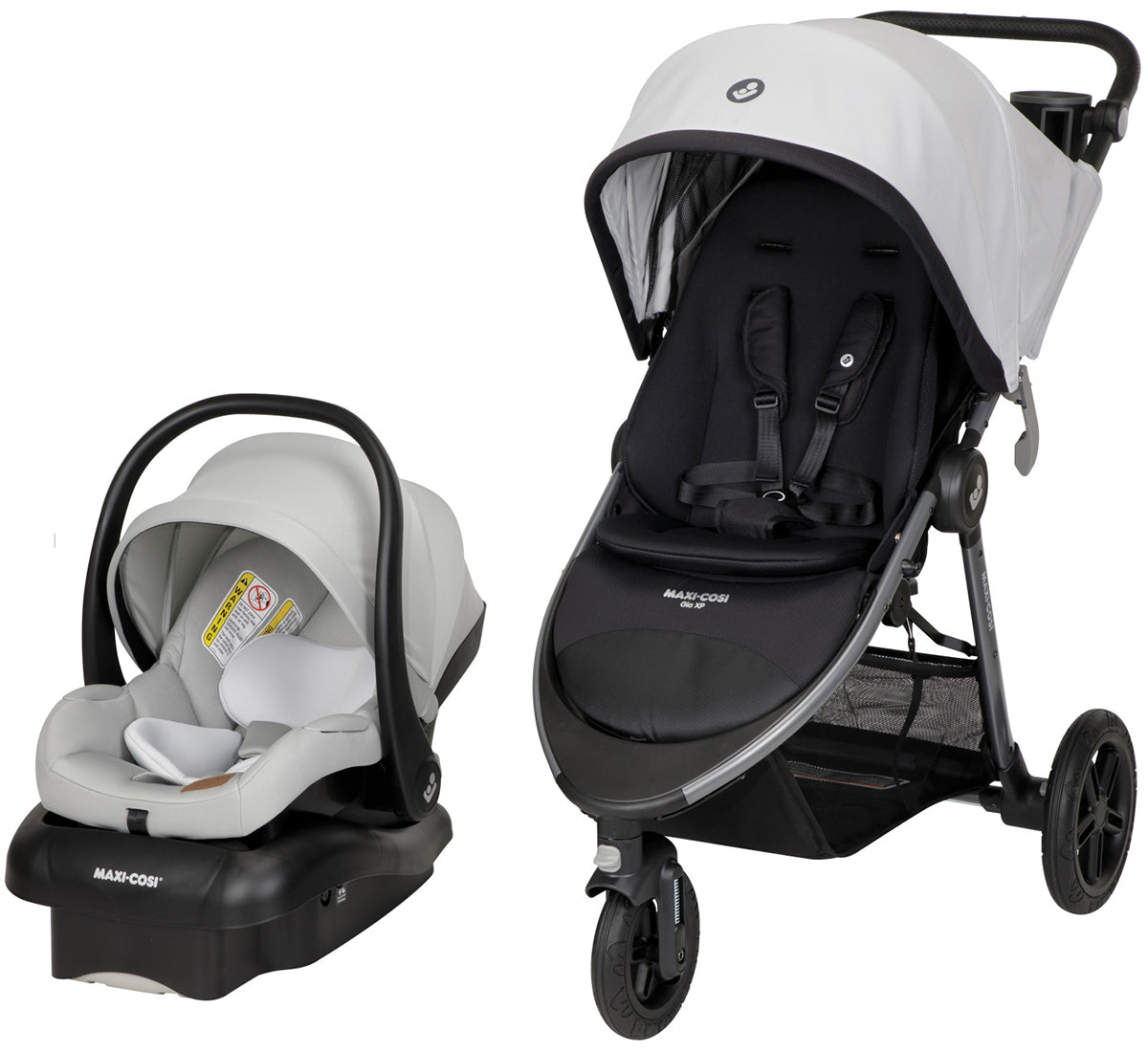 Maxi-Cosi Gia XP Luxe 3-Wheel Travel System - Midnight Moon