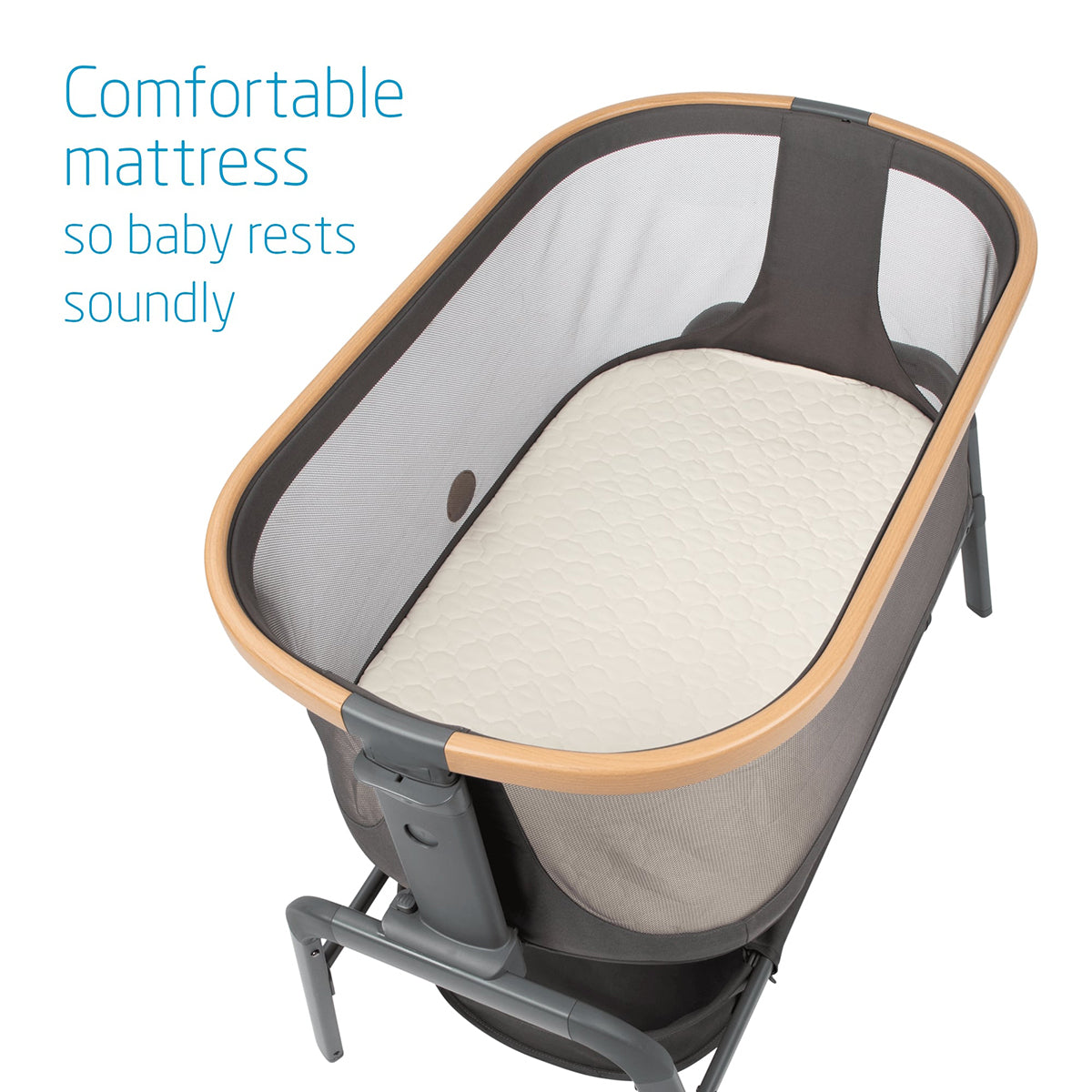 Maxi-Cosi Iora 2-In-1 Bedside Bassinet - Essential Graphite