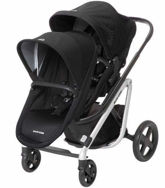 Maxi-Cosi Lila Double Stroller - Frequency Black/Nomad Black