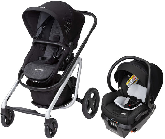 Maxi-Cosi Lila + Mico XP Max Travel System Bundle - Frequency Black / Essential Black