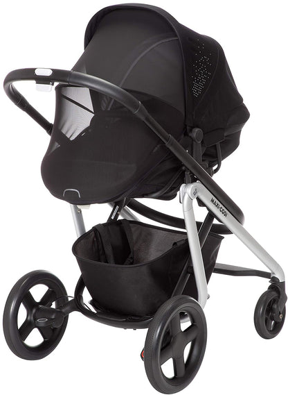 Maxi-Cosi Lila Single-to-Double Stroller - Frequency Black