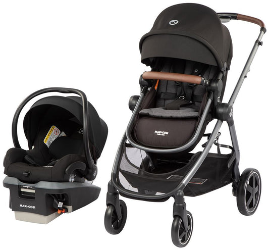 Maxi-Cosi OPEN BOX Zelia2 Max 5-in-1 Modular Travel System - Essential Black