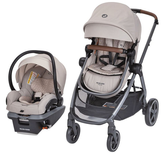 Maxi-Cosi OPEN BOX Zelia2 Max 5-in-1 Modular Travel System - Tropia Tan