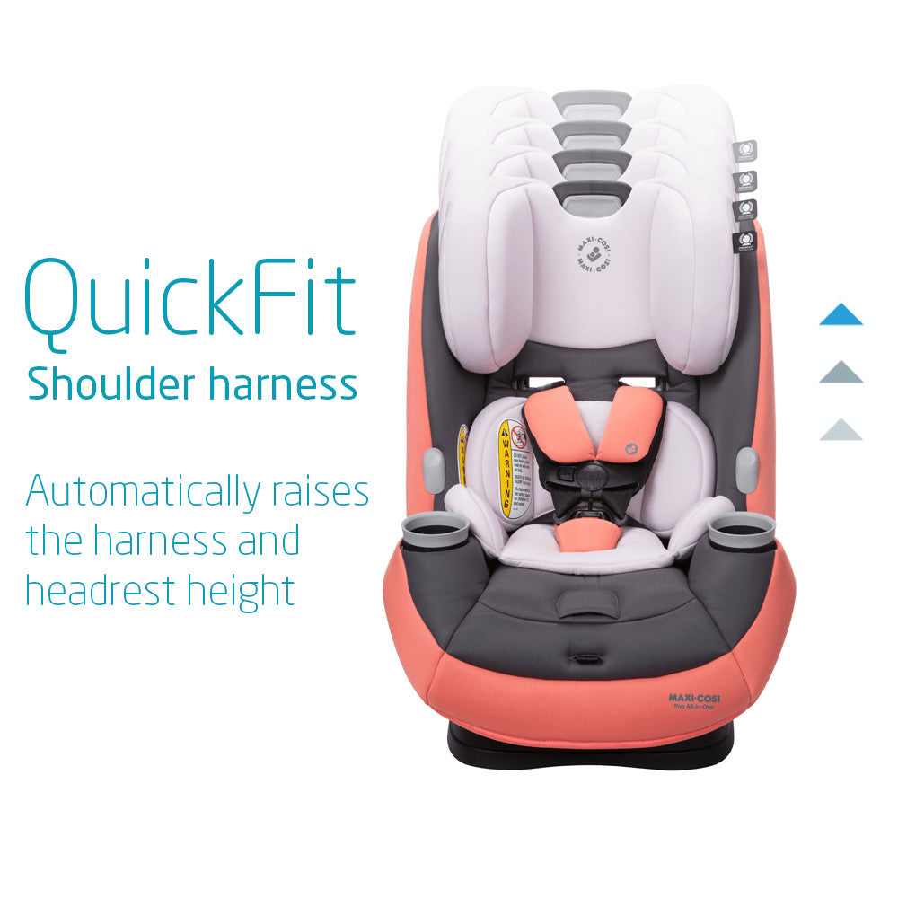 Maxi-Cosi Pria All-in-One Convertible Car Seat - Coral Quartz (PureCosi)