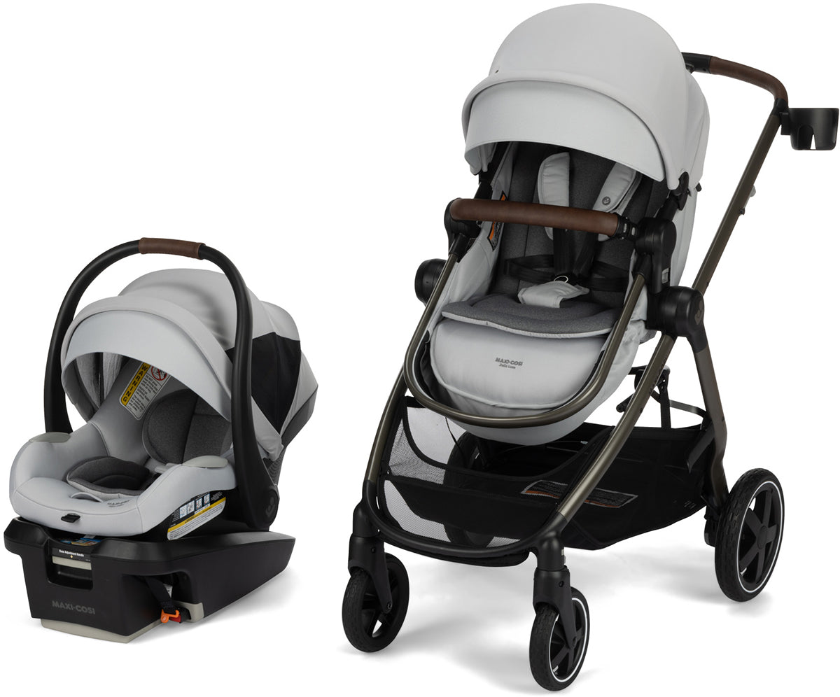 Maxi-Cosi Zelia 2 Luxe+ Travel System - Arctic Frost