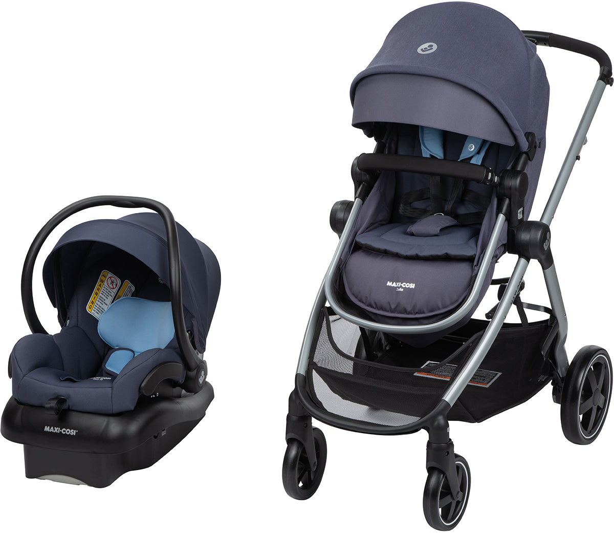 Maxi-Cosi Zelia 2 Travel System - Slated Sky