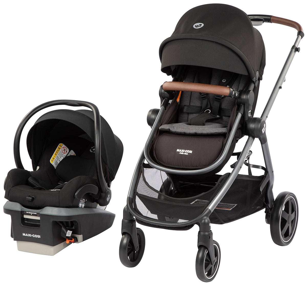 Maxi-Cosi Zelia2 Max 5-in-1 Modular Travel System - Essential Black