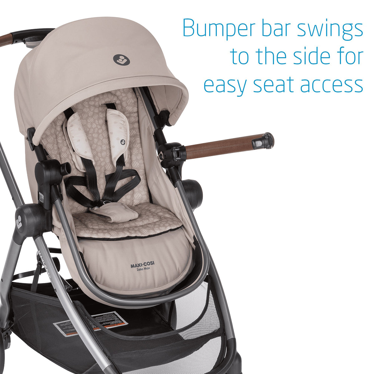 Maxi-Cosi Zelia2 Max 5-in-1 Modular Travel System - Tropia Tan