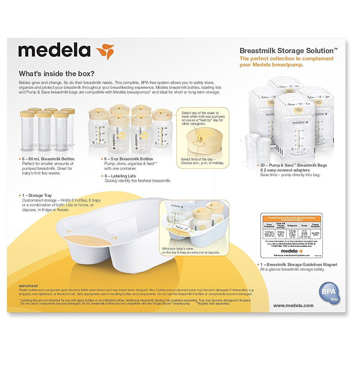 Medela Breastmilk Storage Solution