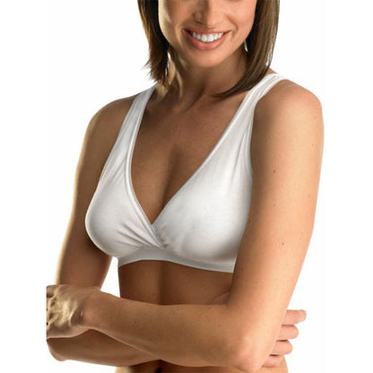 Medela White Nursing Sleep Bra - Large