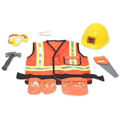 Melissa & Doug Construction Worker Role Play Costume Set