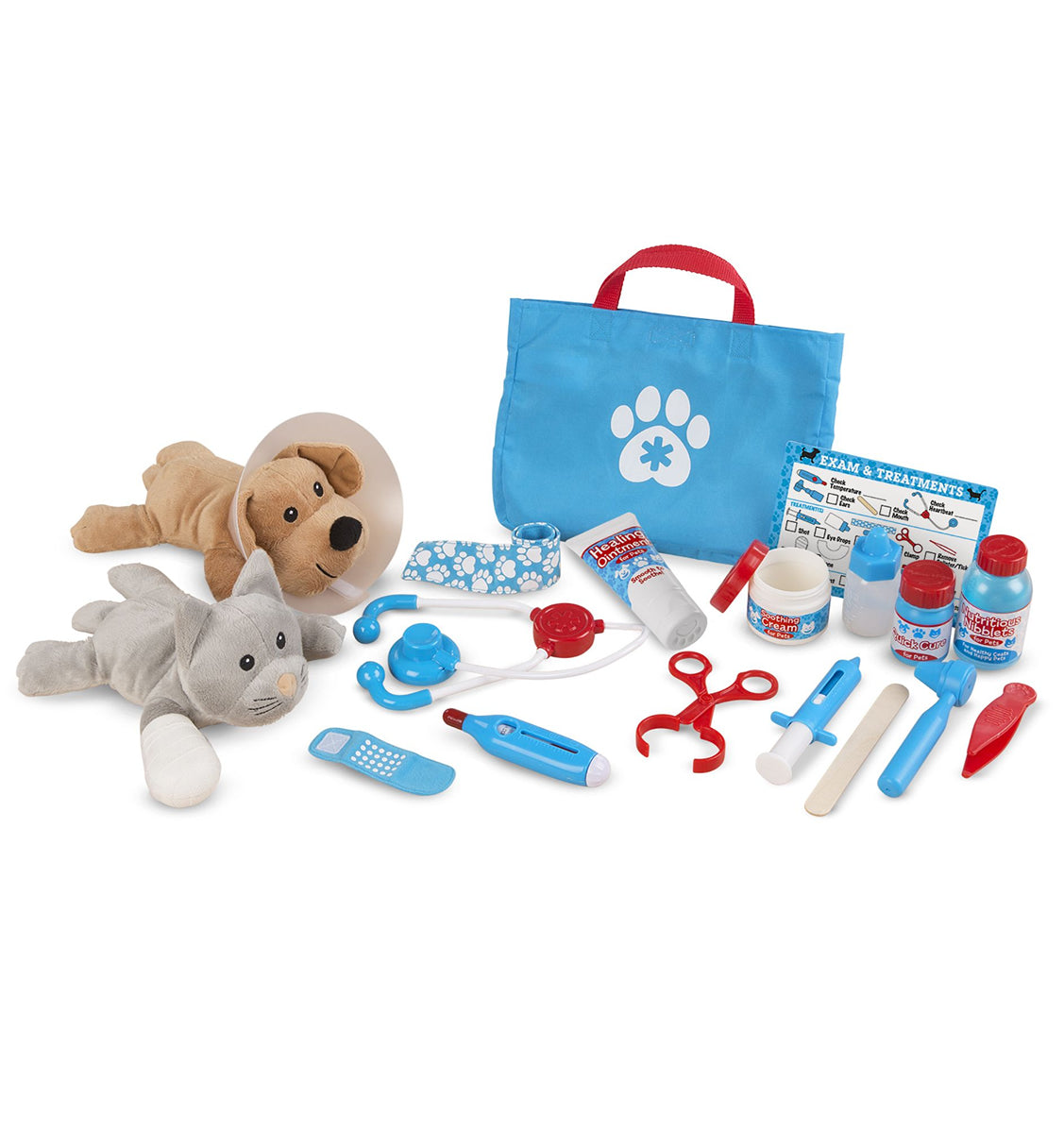 Melissa & Doug Examine & Treat Pet Vet Play Set